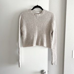 Korean crop top Sweater